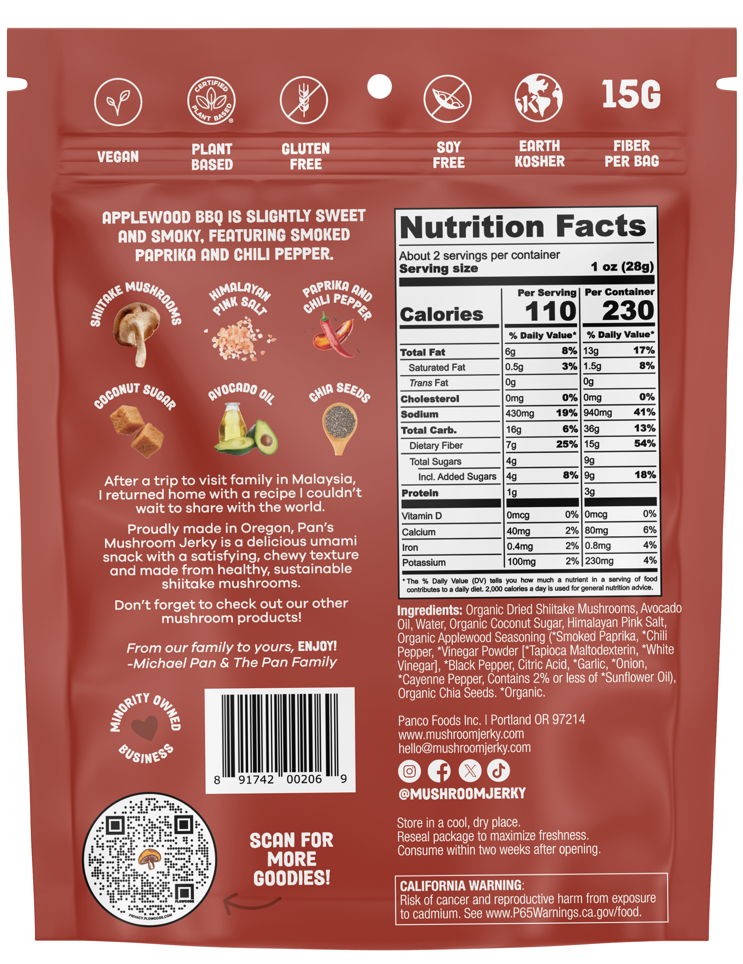 Applewood BBQ Pilz-Jerky