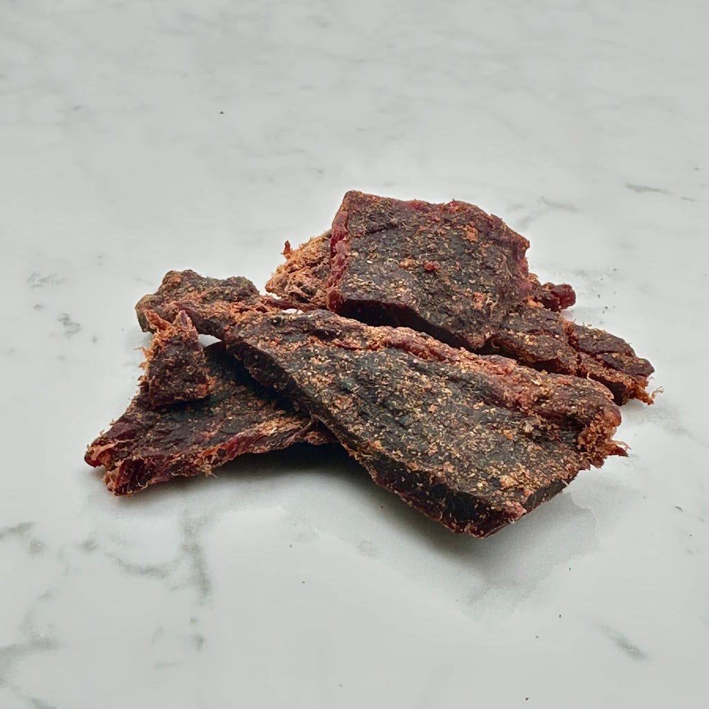 Rindfleisch-Jerky mit Ghost Pepper